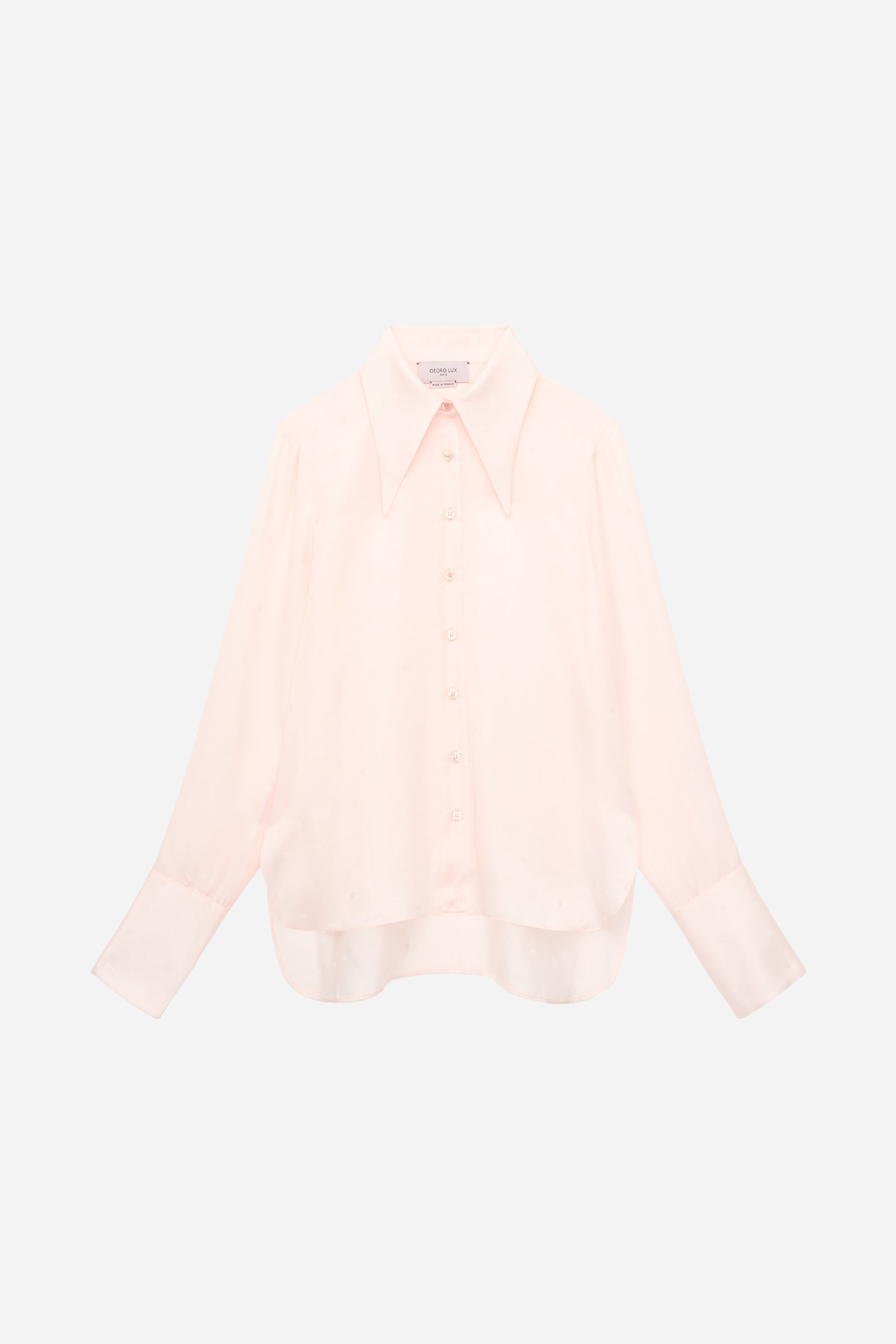 BLOUSE EN JACQUARD DE SOIE ET VISCOSE