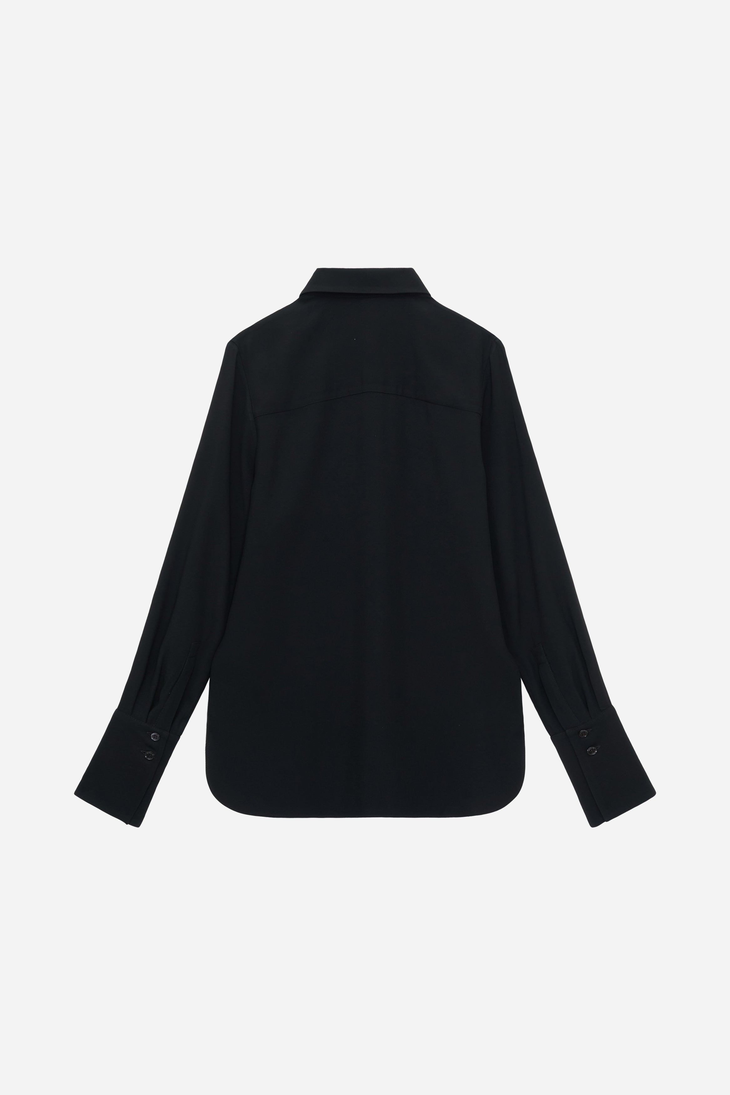 BLOUSE EN CRÊPE ENVERS SATIN